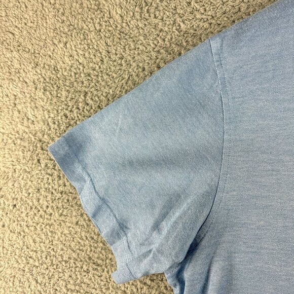 PETER MILLAR Shirt Men Large Blue Crown Cool Golf Polo Golfer Rugby Casual - Picture 4 of 12